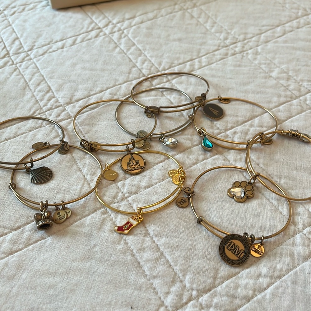 Alex and Ani Gold Collection